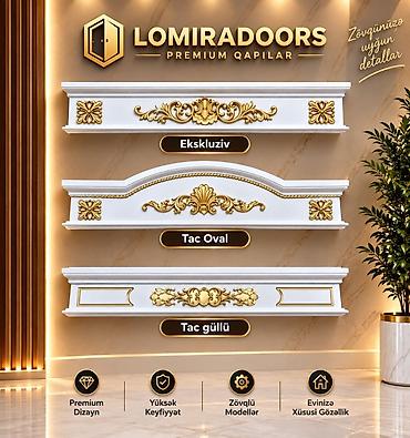 suni sam agaclari: Məhsul: LomiraDoors dekorativ qapı tacları (üst pervazlar) - Premium — 5