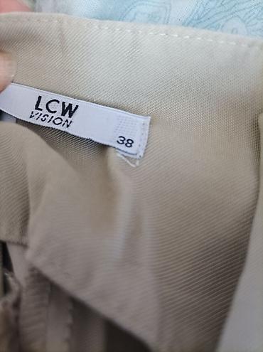 lc wikiki: LCW Vision qadın şalvarı - Rəng: bej - Beden: 38 (etiketdə — 1