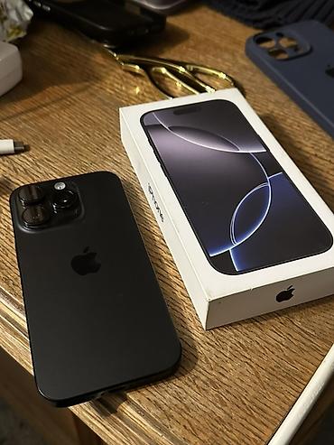 iphone islenmis telefonlar: IPhone 16 Pro, 128 GB, Qara, Face ID — 7