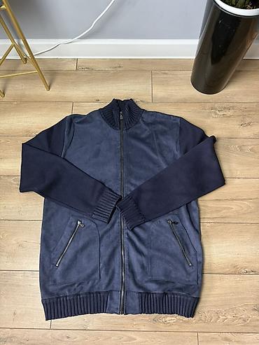 Мужской кардиган, на осень 🍂 Цвет: темно синий Размер: S-XXL