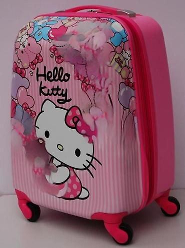 Putni koferi i torbe: Set kofera Hello Kitty – 2 kom - Dizajn: roze sa motivima Hello — 16