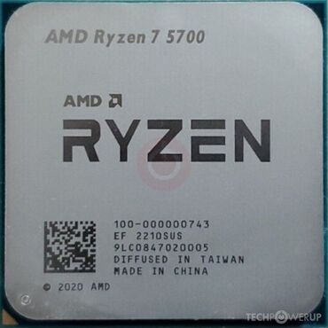 процессор райзен 7: Процессор, Колдонулган, AMD Ryzen 7, 8 ядролор, ПК үчүн