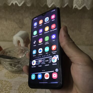 mobil telefonların satışı: Samsung A10s, 32 GB, rəng - Qara, Barmaq izi