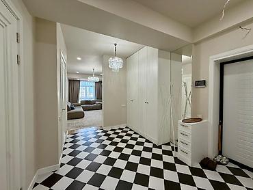 новый дом чон арык: 4 комнаты, 120 м², Золотой квадрат Элитка, 8 этаж, Дизайнерский ремонт — 3