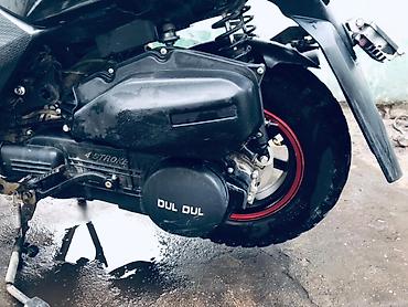 Скутеры: Скутер DUL DUL, черный матовый - Тип: бензиновый скутер/мопед с — 9