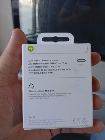 Şarj cihazları: Simsiz şarj cihazı Apple, 20 Vt, Yeni