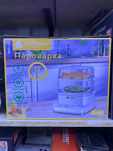 Пароварки: Пароварка TriTower TT-0102 - Тип: электрическая пароварка - Мощность — 1