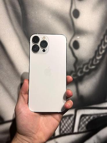 IPhone 13 Pro Max, 256 GB, Ağ, Face ID, Simsiz şarj