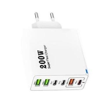 Žičani punjači za telefone: Super Punjač sa 6 portova snage 200W NOVO. Opis proizvoda: BOJA — 14