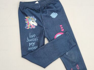 pit bull spodnie: Leggings for kids, 5-6 years, 110/116, condition - Perfect