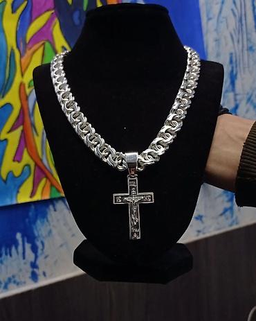 Серебряные цепочки: Серебряный набор "Питон" 60 гр в сумме Серебряные Цепи и Браслеты — 16