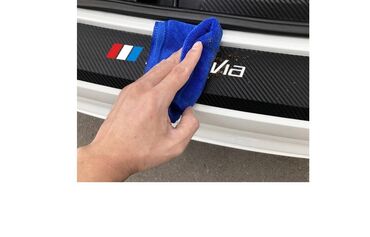 Tuning oprema: Stiker za branik automobila - karbon OCTAVIA Karbonska zaštitna i — 3