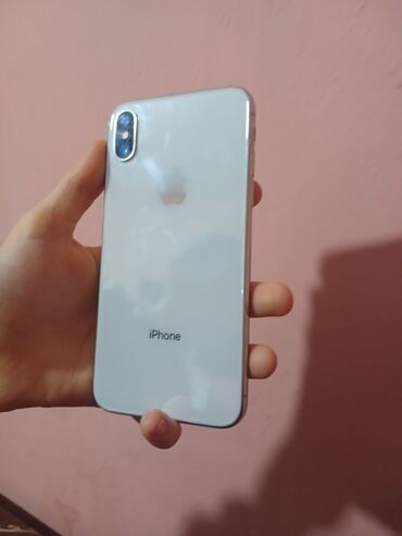 iphone 2 g: IPhone X, 64 GB, Ağ, Face ID