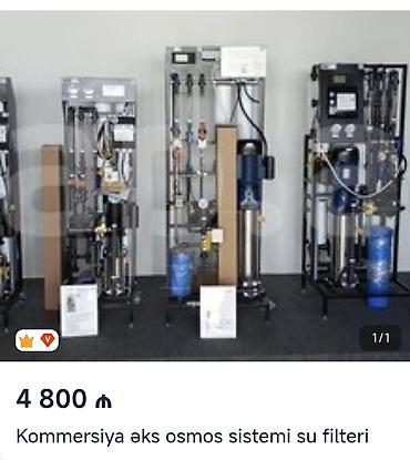 2700: Kommersiya əks osmos sistemi – su filtri - Yüksək performanslı RO — 1