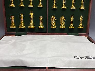 Шахматы: Элитный шахматный набор с металлическими фигурами - Комплектация: 32 — 5