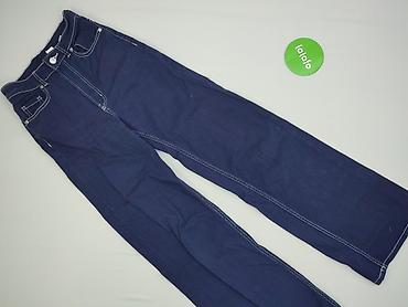 jeansy ecru: H&M, Jeansy damskie, rozmiar 2XS — 2