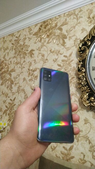 телефон флай фс 403: Samsung Galaxy A51, 128 ГБ, цвет - Голубой, Сенсорный, Отпечаток пальца, Беспроводная зарядка