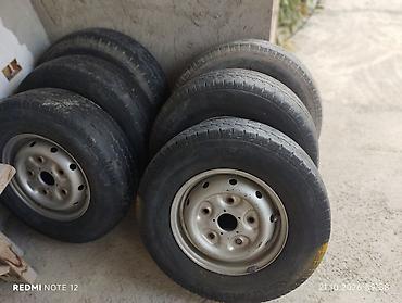 teker: Ford tranzit təkərləri 14 diye normal vəziyyətdə diskilərilə — 1