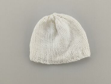 czapka biała zimowa: Czapeczka, stan - Bardzo dobry