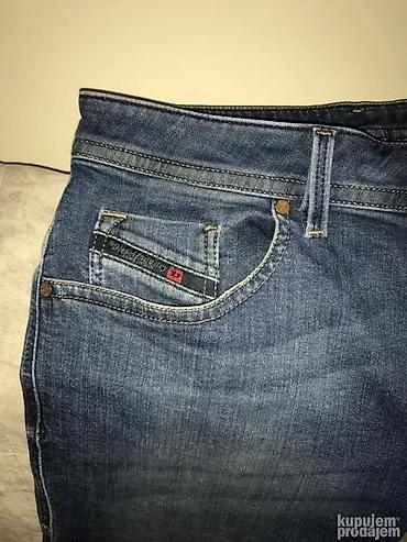 Farmerke: Original DIESEL farmerice 32/33 KAO NOVE 100% cotton Polustruk 44cm — 7