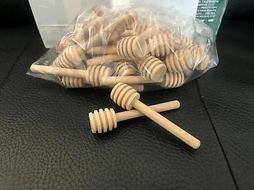 Kašike: Drvene kašičice za med – mini “honey dipper” štapići - Materijal — 2