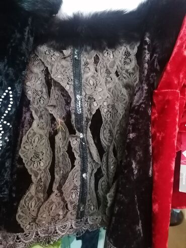 Topovi: Fashion, One size, Pliš, bоја - Crvena — 4