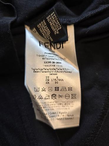 roma: Мужская футболка, S, Fendi, Б/у, цвет - Черный, Самовывоз, Платная доставка — 5