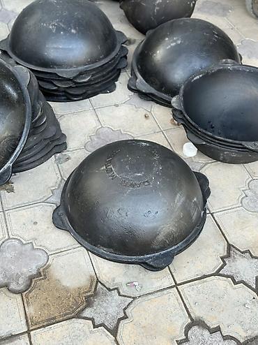 kaz: Казан чугунный с крышкой Davr Metall Объёмы: 4.5 л, 6 л, 8 л, 10 л — 4