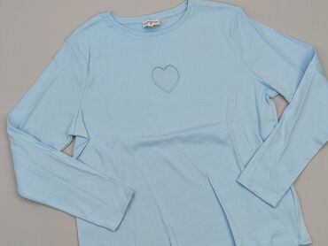 bluzki z długim rękawem bawełniane: Blouse, Clockhouse, 2XL (EU 44), condition - Perfect
