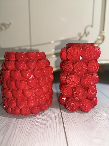 Вазы: Декоративные вазы-кашпо ручной работы - Материал: керамика/гипс — 3