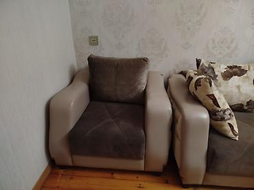 divan kreslo ucuz qiymete: Qonaq otağı dəsti – divan və kreslo - Model: yumşaq oturacaqlı, geniş — 2