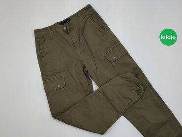 Spodnie, M (EU 38), stan - Bardzo dobry, wzór - Jednolity kolor, kolor - Khaki, Zara