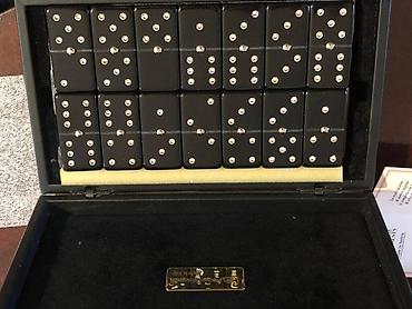 masaustu dest: Renzo Romagnoli domino dəsti – Swarovski kristalları ilə - Brend — 1