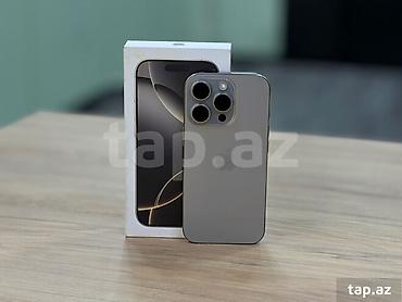 IPhone 16 Pro, 256 GB, Natural Titanium, Zəmanət, Kredit, Barmaq izi lalafo.az -da IPhone 16 Pro, 256 GB, Natural Titanium, Zəmanət, Kredit, Barmaq izi