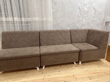 купить диван бу в баку: Künc divan, Açılmayan, Bazalı, Parça