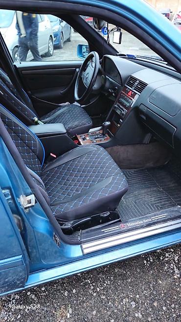 yol nisani: Mercedes-Benz C-Class sedan (W202) - Kuzov: 4 qapılı sedan, mavi rəng — 5