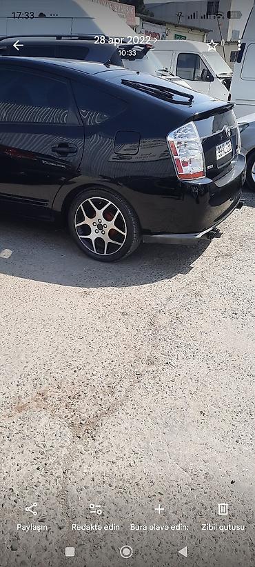 авто прадажа: Toyota Prius üçün yüngül lehimli disk və təkər komplekti. Şəkillərdə — 4