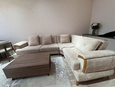viona mebel sumqayit: Угловой диван, Б/у, С подъемным механизмом