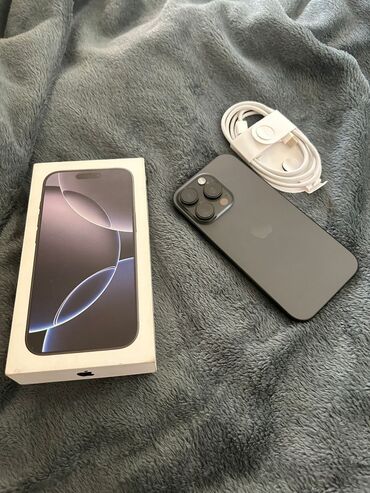 14 pro max qiyməti: IPhone 16 Pro, 256 GB, Black Titanium, Face ID