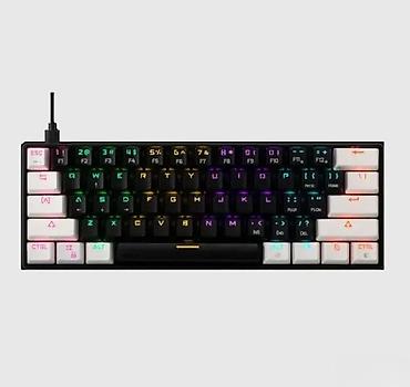 testo 575: Mehanička gaming tastatura – 60% kompaktni raspored, RGB pozadinsko — 1