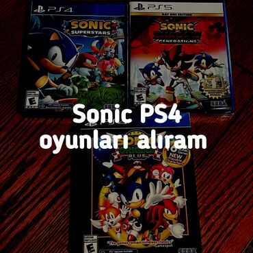 diskilər: Sonic the Hedgehog seriyadan PS4 üçün oyunlar alıram 1. Sonic Forces