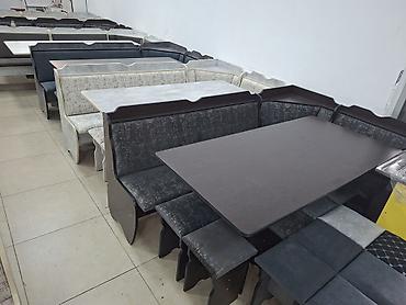 silver kitchen: Кухонный мягкий уголок, Новый, ЛДСП, цвет - Серый — 10