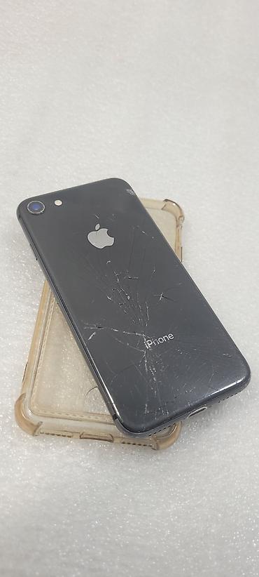 Apple iPhone: IPhone 8, Б/у, 64 ГБ, Черный, Чехол, 70 % — 10