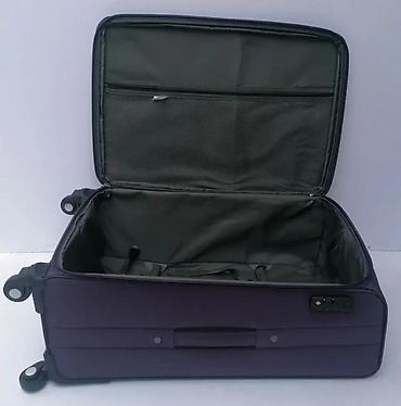 Putni koferi i torbe: Reddy Wenge kofer na točkiće – tekstilni, tamnoljubičaste boje — 8