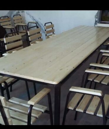 Bağ, çöl masa və oturacaq dəstləri: 4 - 6-8 neferlik taxdadan ve demirden parcayla kojayla stol ve -da lalafo.az — 5 Bağ, çöl masa və oturacaq dəstləri: 4 - 6-8 neferlik taxdadan ve demirden parcayla kojayla stol ve — 5