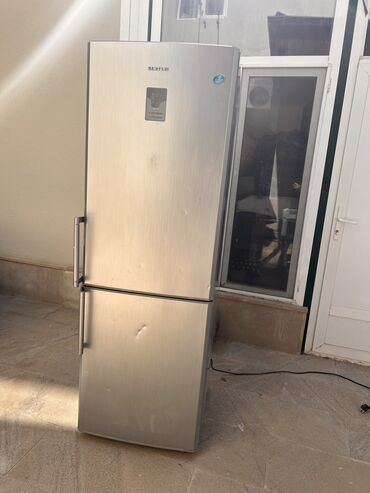 teze soyuducu: Б/у Холодильник Samsung, Двухкамерный, цвет - Серый