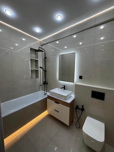 2 комнаты, 83 м², Асанбай мкр Элитка, 8 этаж, Дизайнерский ремонт