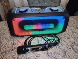 gaming masaustu hazır komputerlər: Б/у Air Music Колонка, Тип - Bluetooth, цвет - Черный