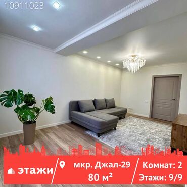 Продажа домов: 2 комнаты, 80 м², Элитка, 9 этаж
