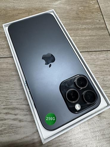 Apple iPhone: IPhone 15 Pro, 256 ГБ, Черный, Коробка, 100 % at lalafo.kg — 2 Apple iPhone: IPhone 15 Pro, 256 ГБ, Черный, Коробка, 100 % — 2